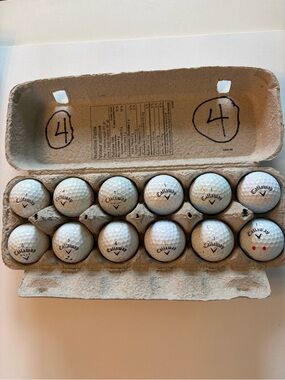 Used CALLAWAY Golf  Balls.   4️⃣